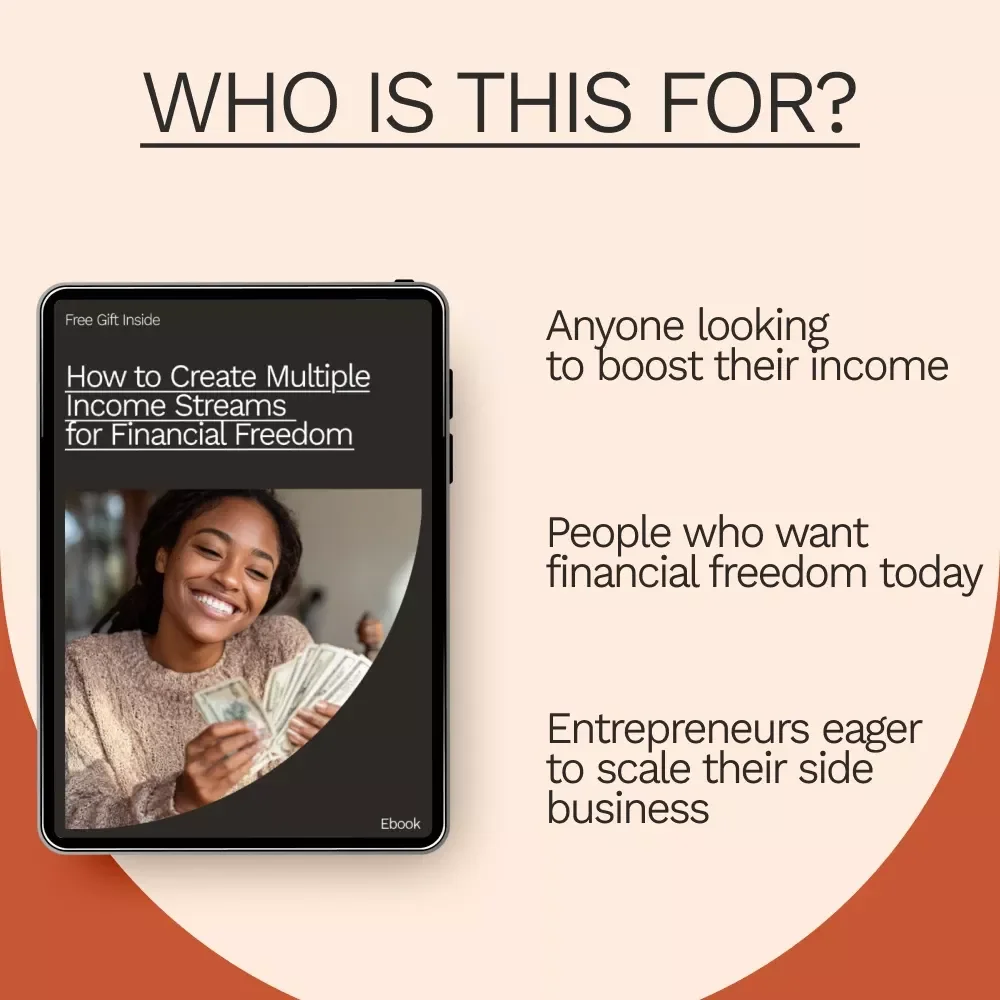 How to Create Multiple Income Streams for Financial Freedom - eBook Guide to Building Your Wealth