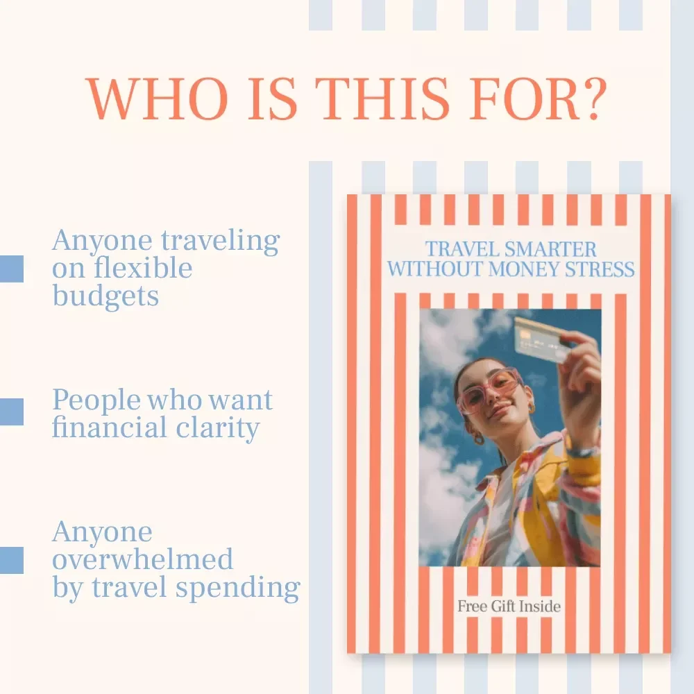 Travel Smarter Without Money Stress – Ebook Guide on how to track travel expenses daily, Daily Travel Budget Planner, Expense Tracking System for Stress-Free Trips