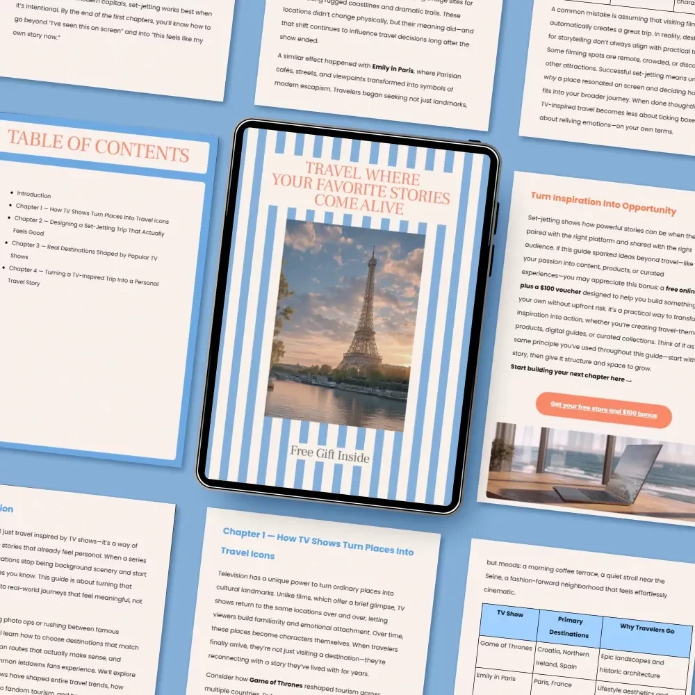 Travel Where Your Favorite Stories Come Alive — The Ultimate Set Jetting Destinations Guide from Popular TV Shows