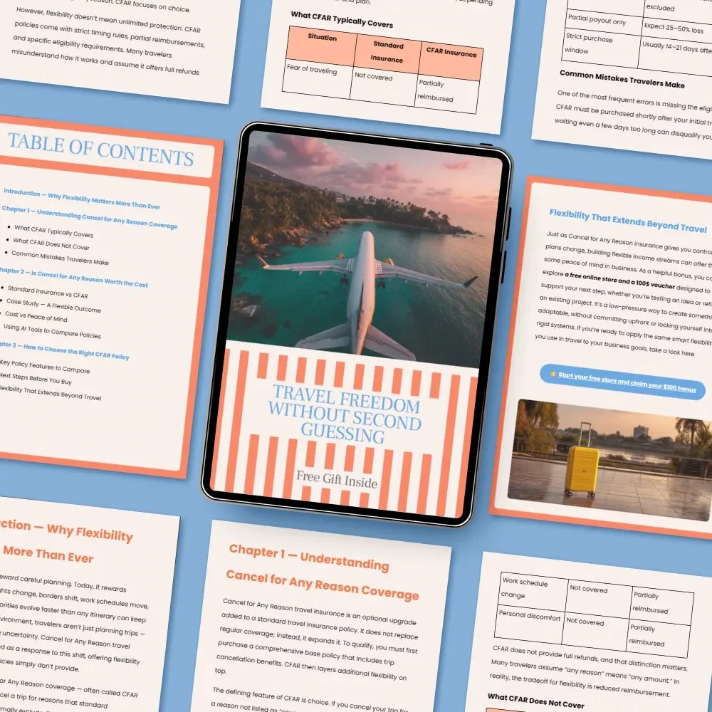 Travel Freedom Without Second Guessing – A Practical Guide | cancel for any reason travel insurance explained | Smart, Flexible Travel Planning Download