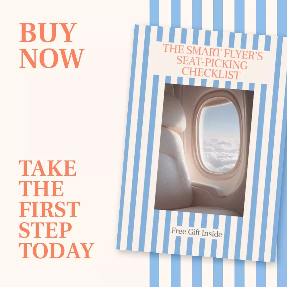 The Smart Flyer’s Seat-Picking Checklist | How to Choose the Best Seat on a Plane | Digital Travel Checklist for Comfortable Flights