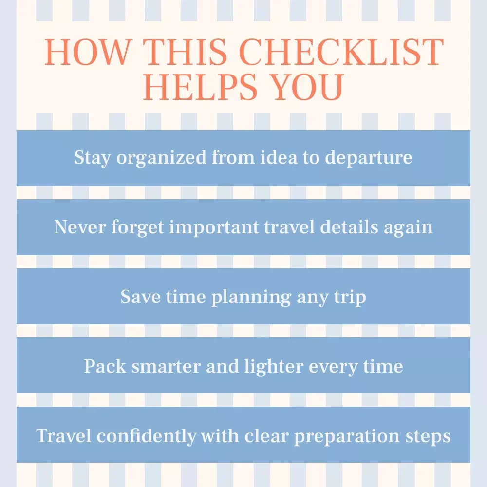 The Ultimate Adventure-Ready Trip Planning Checklist | Printable Trip Planning Checklist for Stress-Free Travel