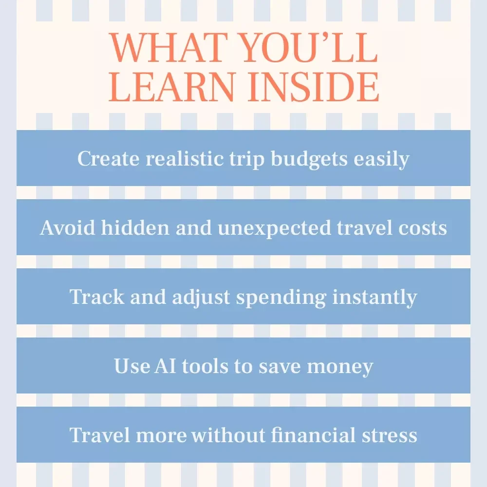 Travel Smart: Master Your Trip Budget – Ultimate Digital Guide on how to budget for a trip | Smart Travel Planning & AI Budget Hacks