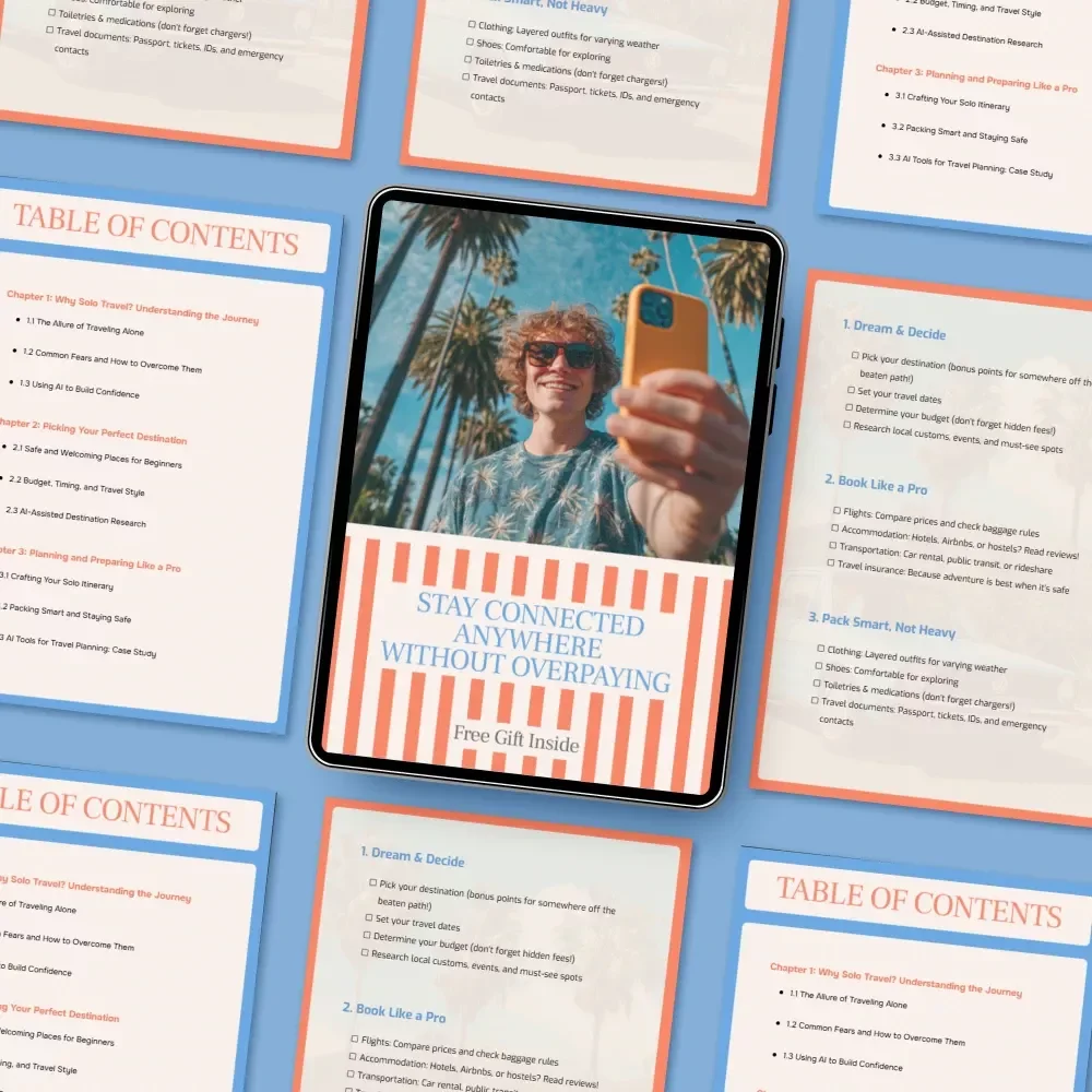 Stay Connected Anywhere Without Overpaying | Digital Travel Guide | how to get a local phone number for short trips | Smart SIM, eSIM & Data Setup Checklist