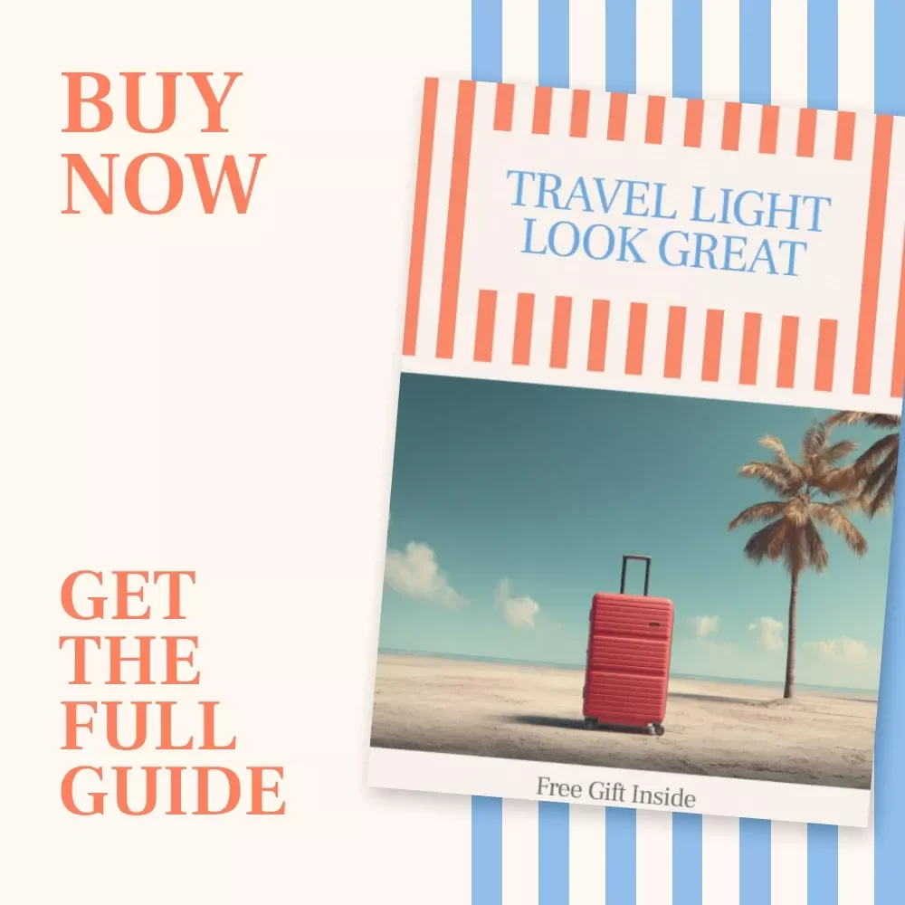 Travel Light Look Great Guide | How to Create a Travel Capsule Wardrobe for Effortless Style | Smart Packing Digital Download