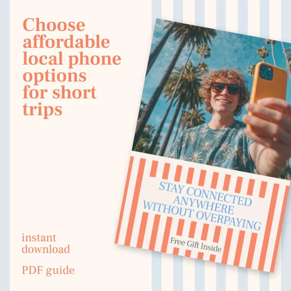 Stay Connected Anywhere Without Overpaying | Digital Travel Guide | how to get a local phone number for short trips | Smart SIM, eSIM & Data Setup Checklist