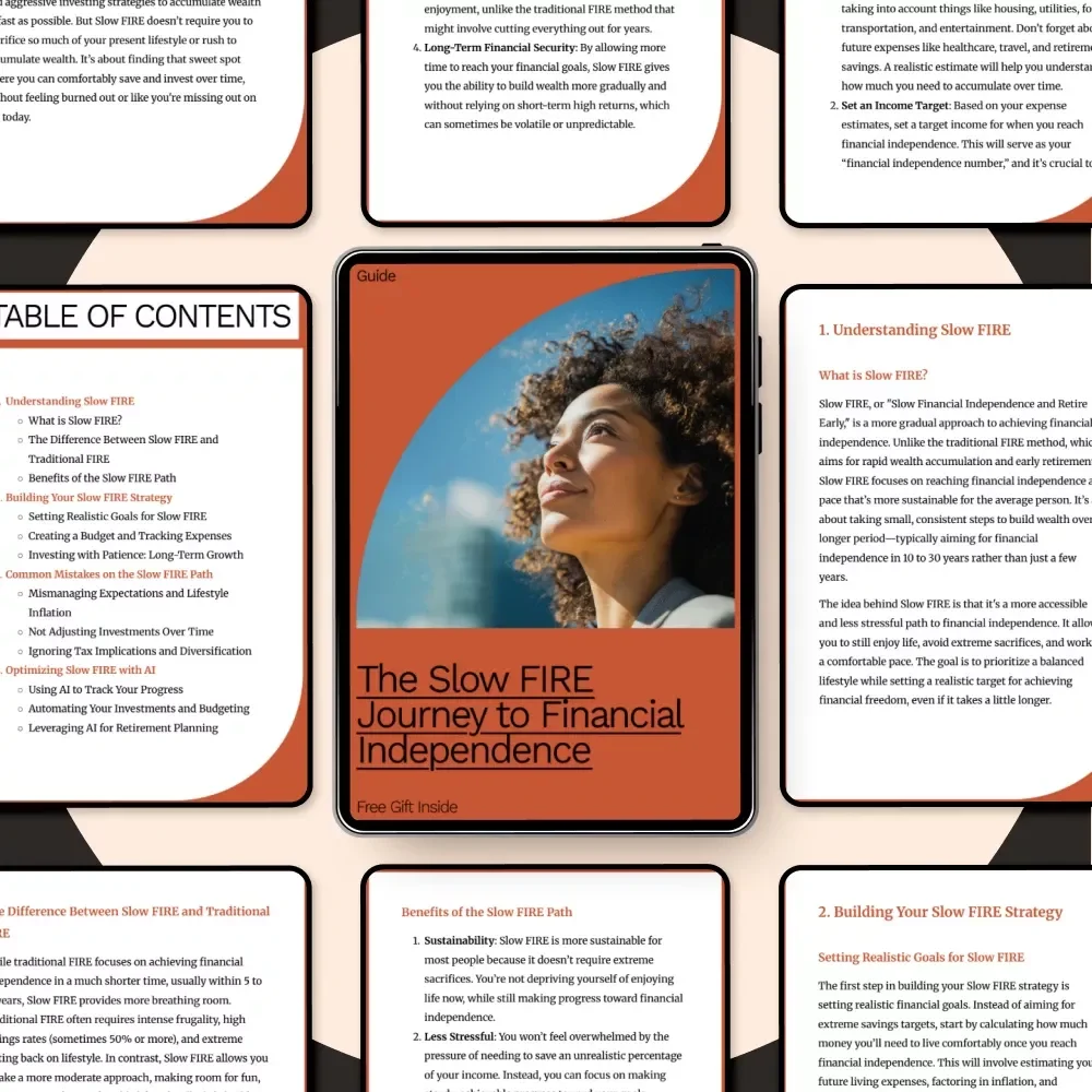 The Slow FIRE Journey to Financial Independence: A Practical Guide to the Slow FIRE Financial Independence Path