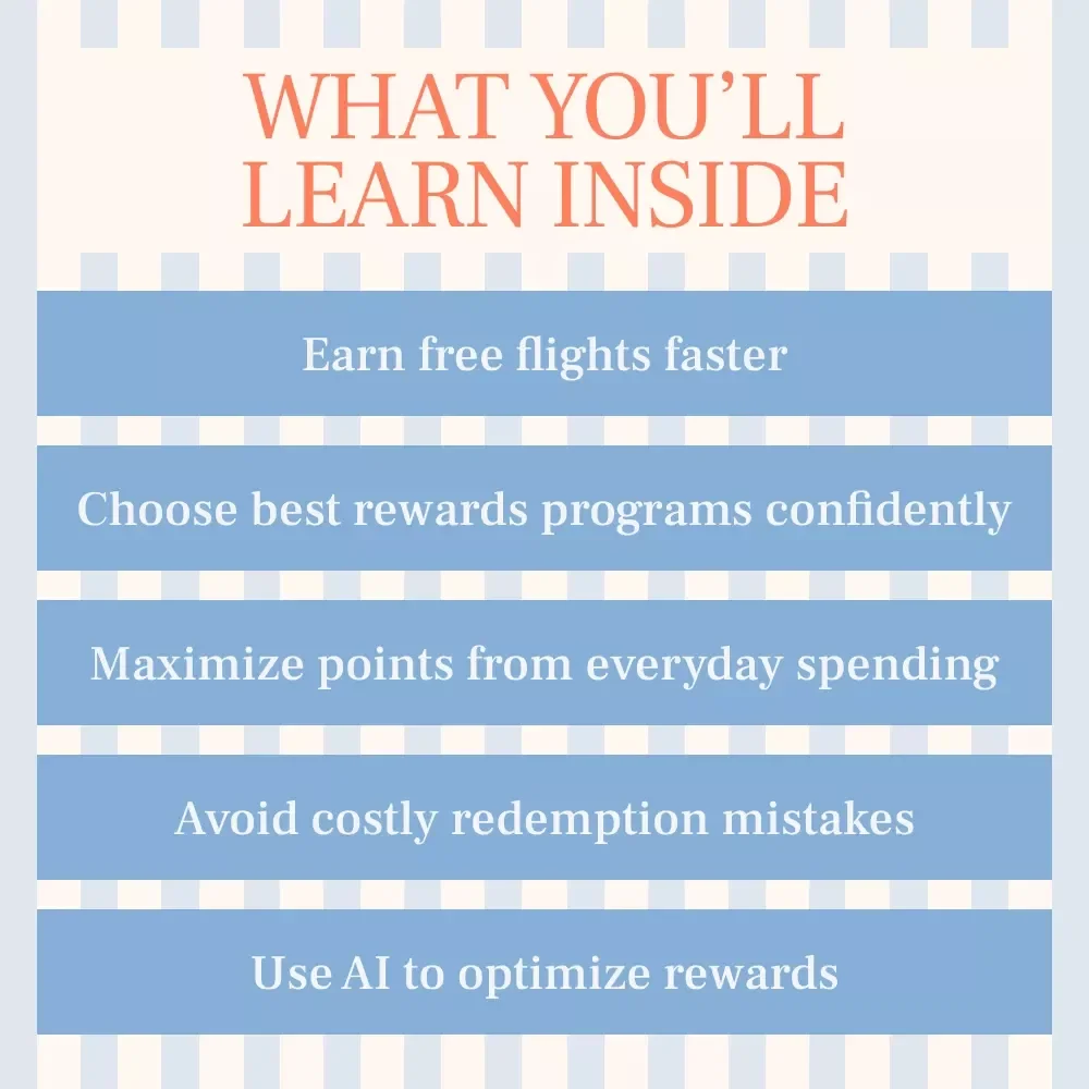 Elevate Your Travel: Master Airline Rewards | Smart Guide to the best rewards programs for free flights | Digital eBook Download