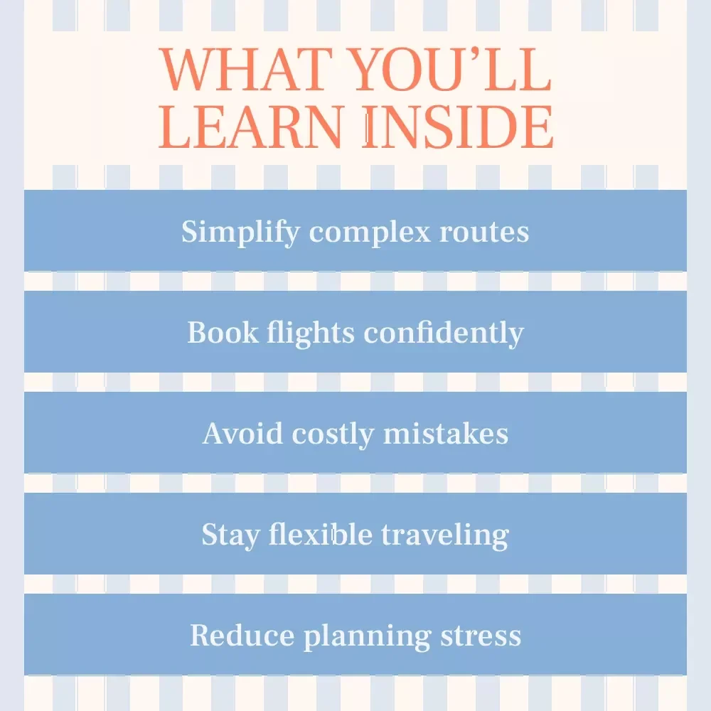 One Journey, Many Cities, Zero Stress – Smart Guide on how to plan a multi city flight itinerary with Confidence, Flexibility, and Calm