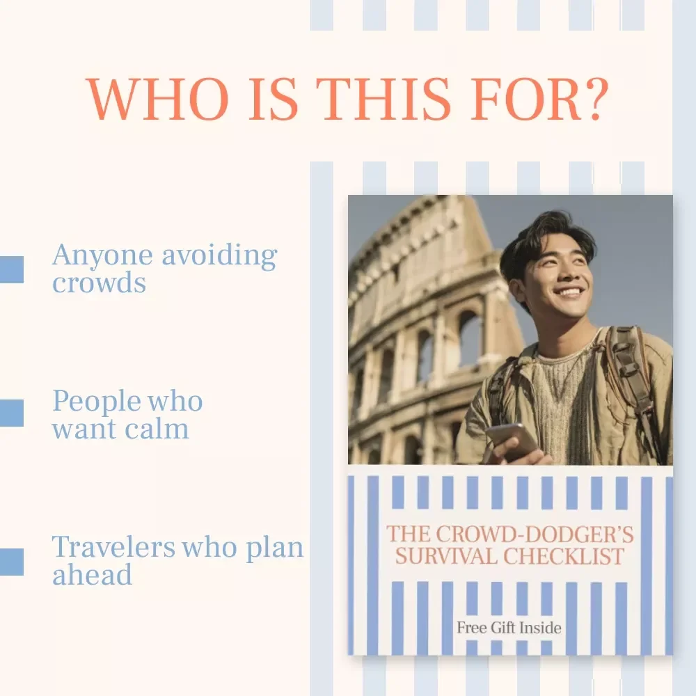 The Crowd-Dodger’s Survival Checklist – Smart Travel Planning Guide for How to Travel During Peak Season Without Crowds