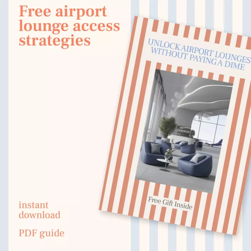 Unlock Airport Lounges Without Paying a Dime – A Smart Travel Guide on how to get airport lounge access for free | Digital Download for Frequent & Casual Flyers