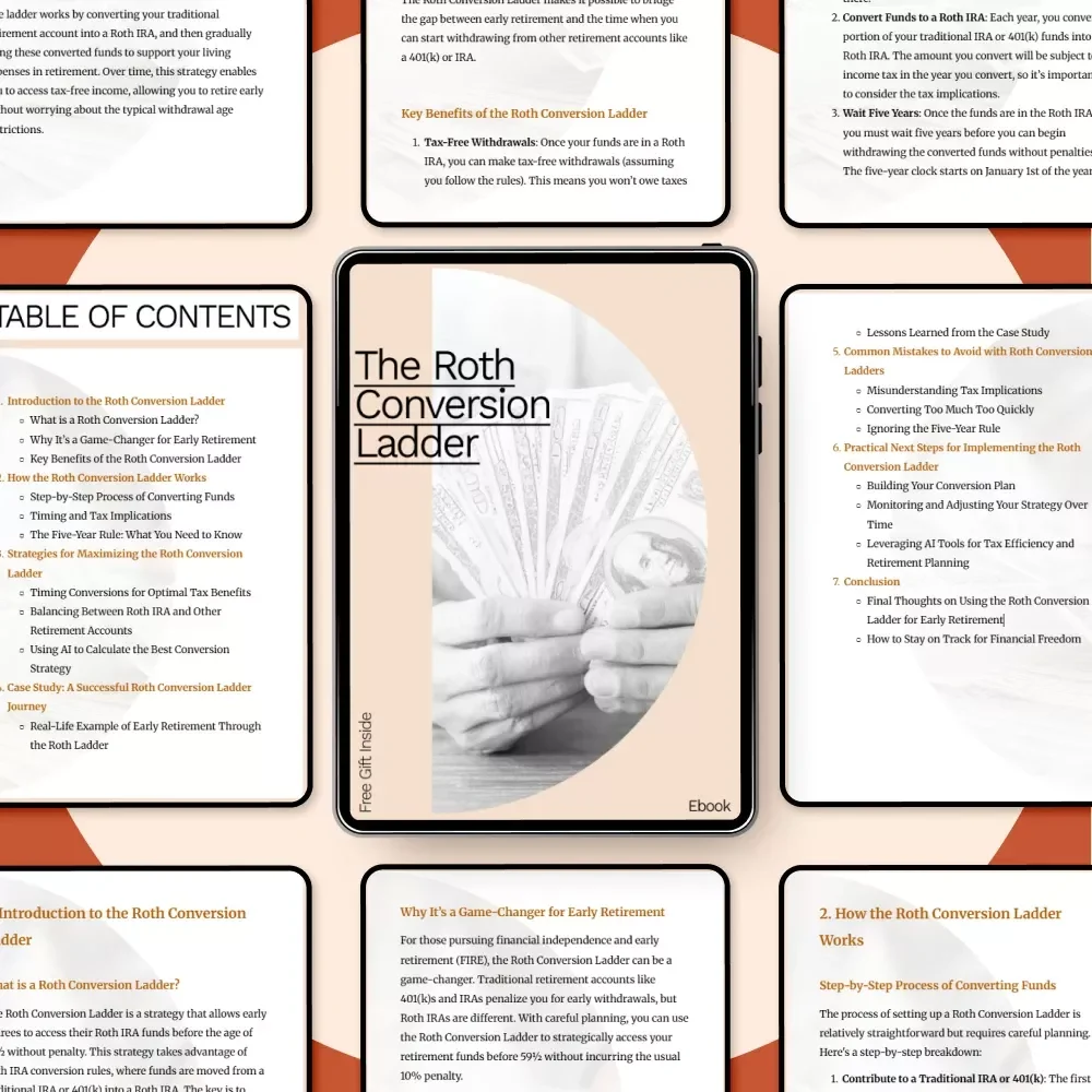 The Roth Conversion Ladder: Your Guide to Early Retirement through Tax-Efficient Conversions