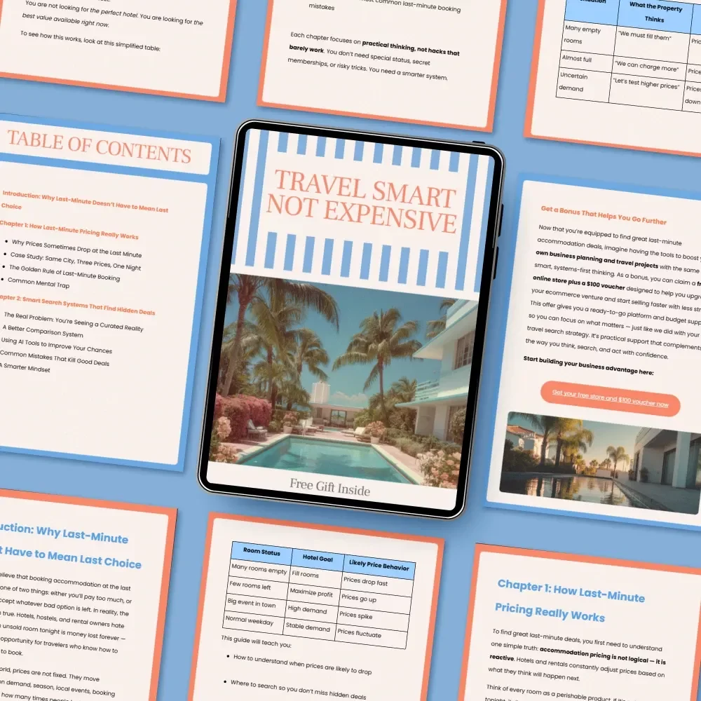 Travel Smart Not Expensive: Ultimate Guide on How to Find Last Minute Accommodation Deals for Budget-Friendly Trips