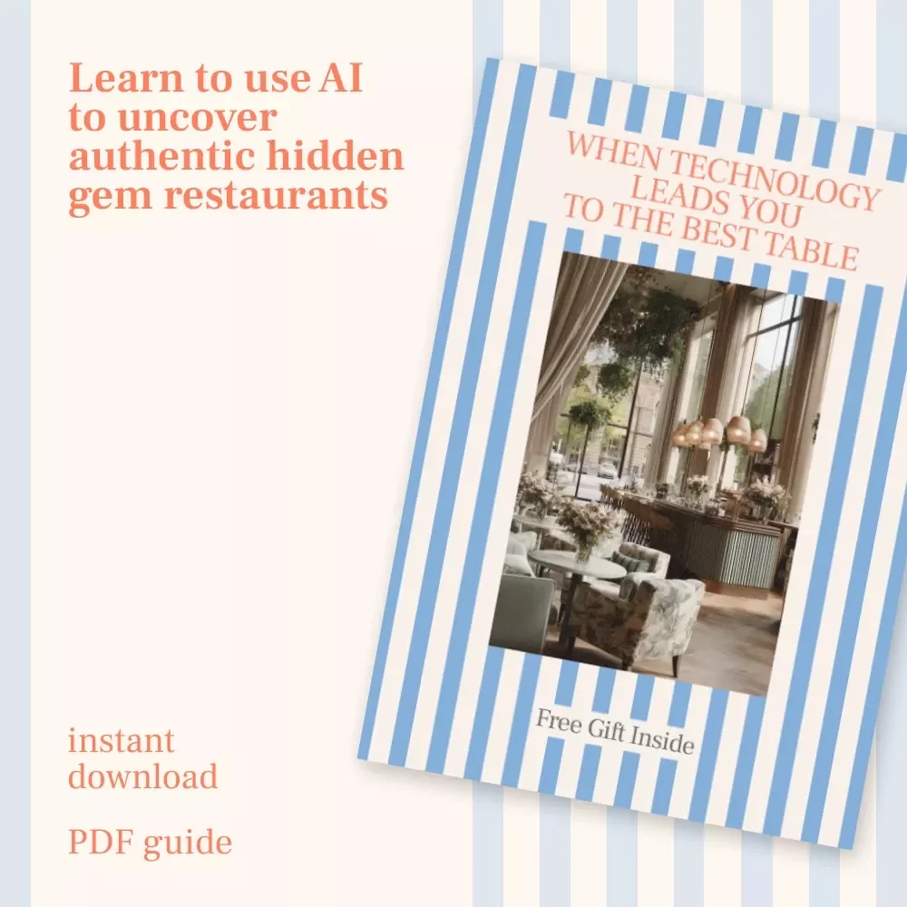 When Technology Leads You to the Best Table – Smart Dining Guide | ai that finds hidden gem restaurants | Local Food Discovery Digital Download