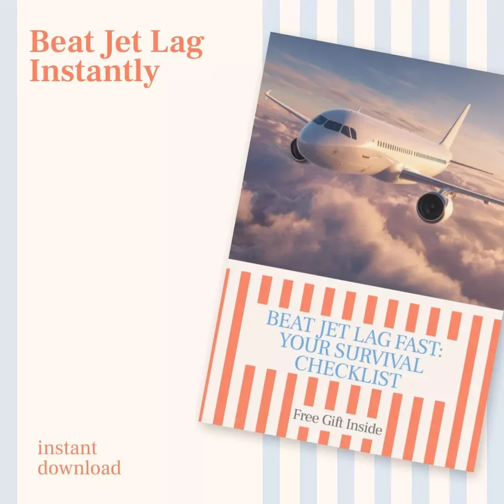 Beat Jet Lag Fast: Your Survival Checklist – Travel Wellness Checklist for Frequent Flyers, Long-Haul Trips & Better Rest | how to avoid jet lag quickly
