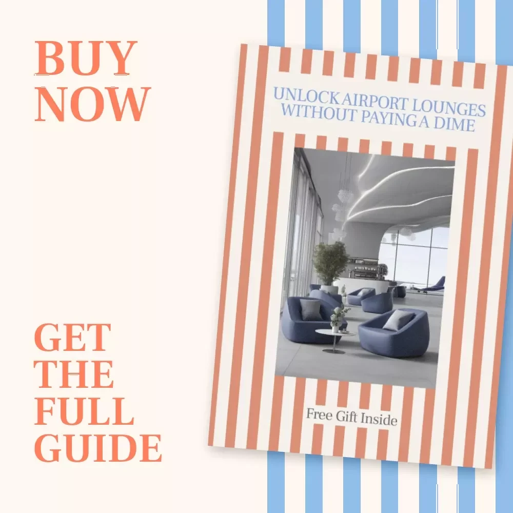 Unlock Airport Lounges Without Paying a Dime – A Smart Travel Guide on how to get airport lounge access for free | Digital Download for Frequent & Casual Flyers