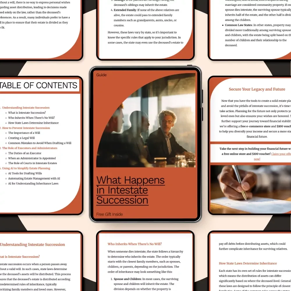 What Happens in Intestate Succession Guide - Understand Inheritance Laws & How to Prevent It