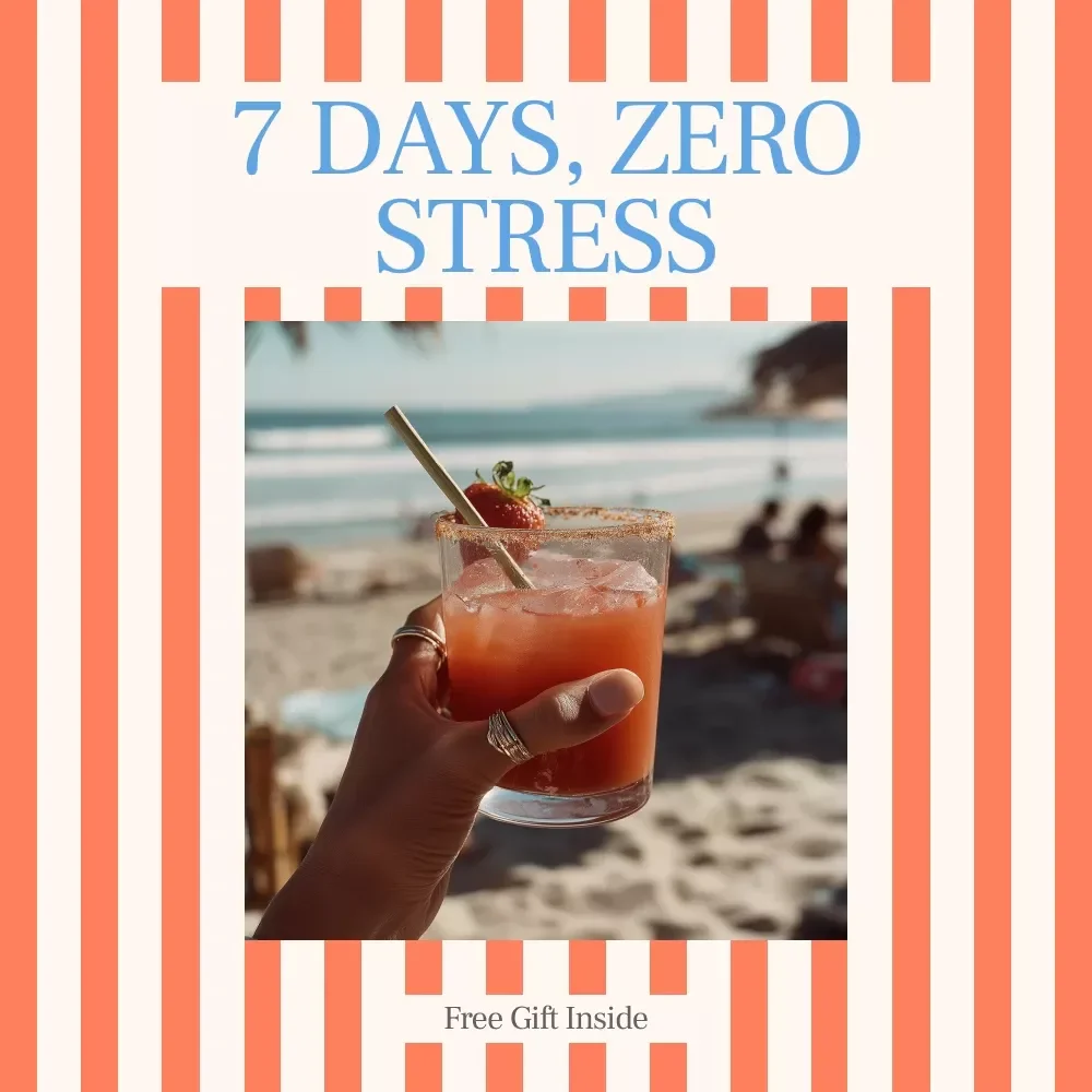 7 Days, Zero Stress: The Ultimate Vacation Plan – Best Itinerary Template for a Week-Long Vacation | Easy 7-Day Travel Planning eBook