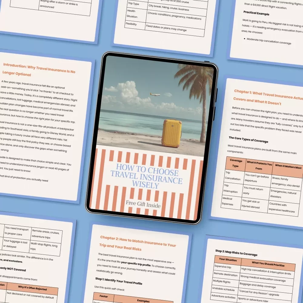 How to Choose Travel Insurance Wisely – A Smart Travel Insurance Guide for How to Choose the Right Travel Insurance Plan