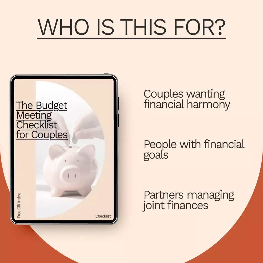 The Budget Meeting Checklist for Couples - Budget Meeting Agenda for Couples
