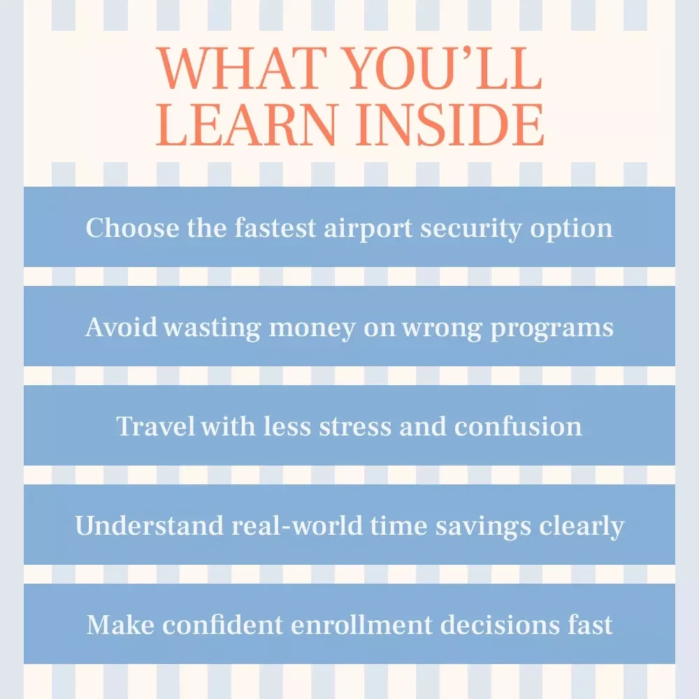 Fast Lanes and Real Choices – TSA PreCheck vs CLEAR Which Is Better | Smart Airport Lines Travel eBook Guide