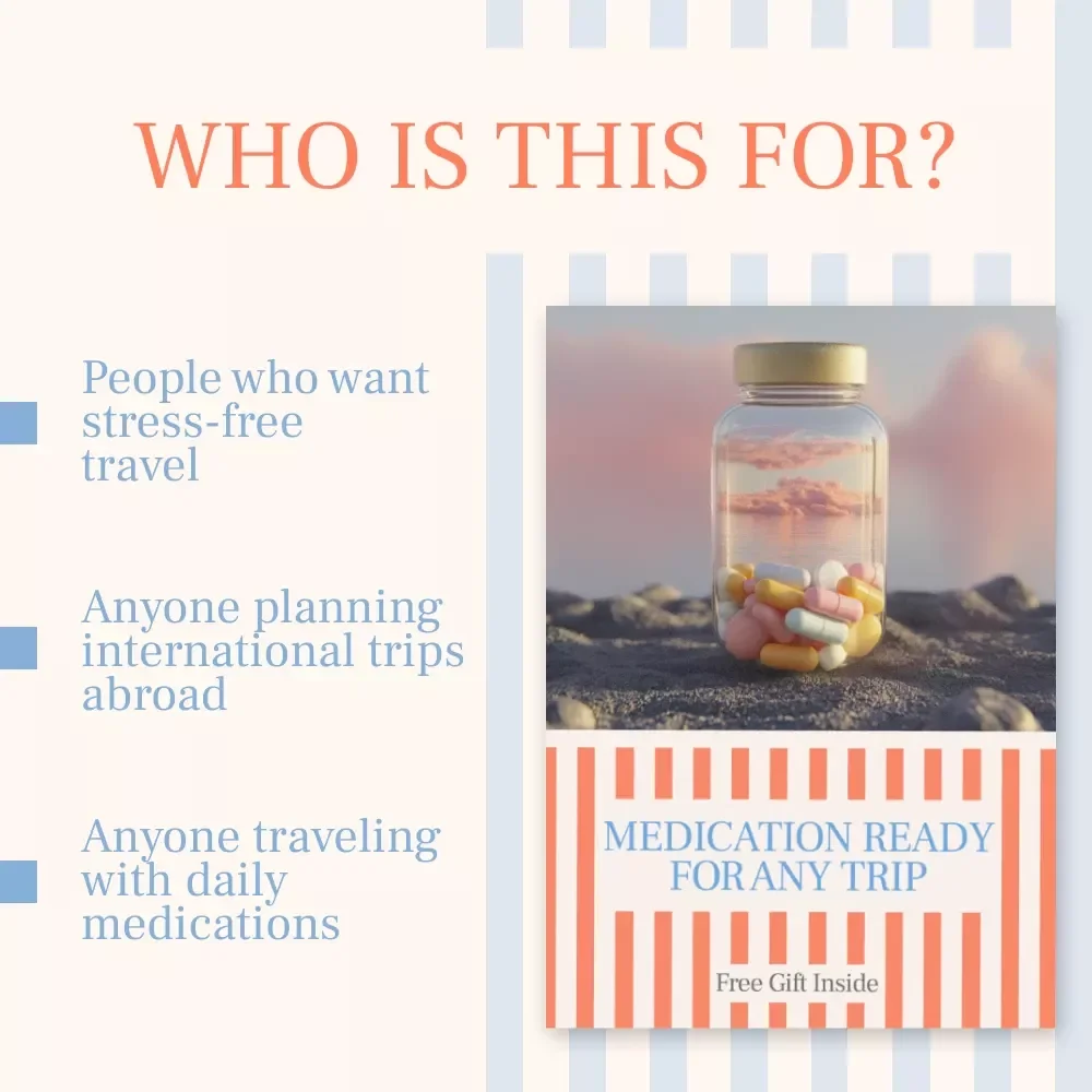Medication Ready for Any Trip – Essential Travel Medication Guide | How to Travel With Medication Internationally, Packing, Rules & Stress-Free Planning