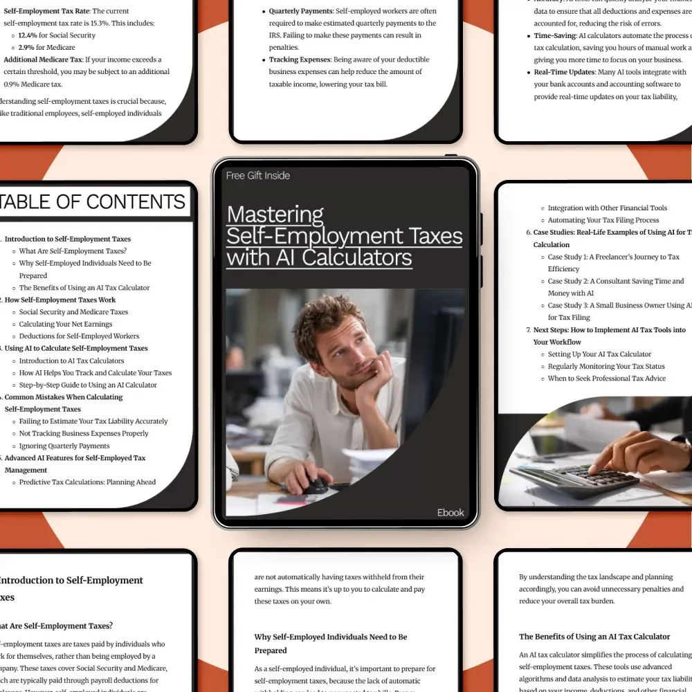 Mastering Self-Employment Taxes with AI Calculators: The Ultimate Guide to Navigating Self-Employment Tax Obligations