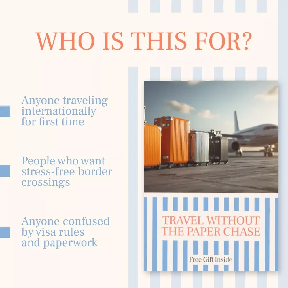 Travel Without the Paper Chase | Visa on Arrival Explained eBook for Stress-Free International Travel