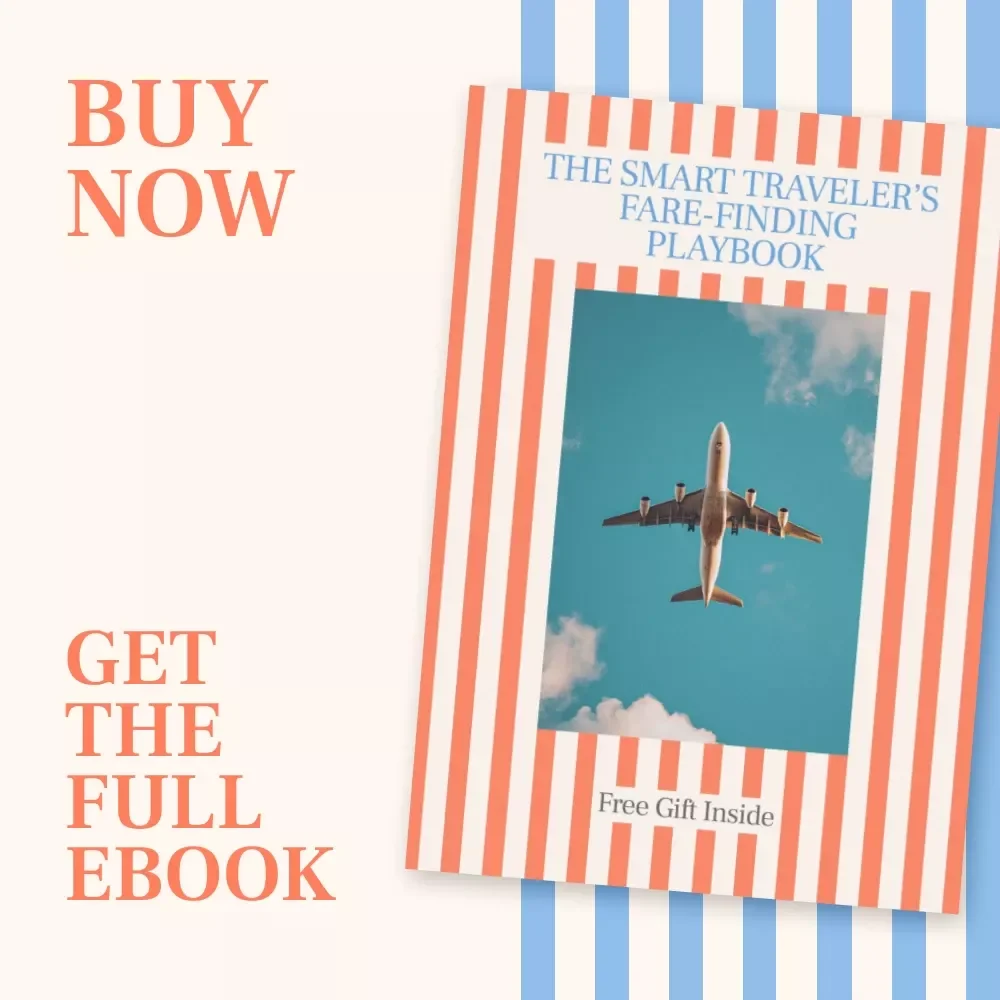 The Smart Traveler’s Fare-Finding Playbook | eBook Guide on how to find mistake fares and cheap deals | Smart Travel Savings Digital Download