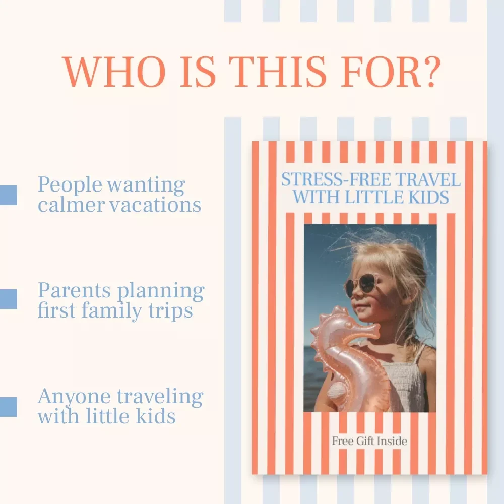 Stress-Free Travel With Little Kids | How to Travel With a Baby or Toddler Ebook for Easy Family Trips
