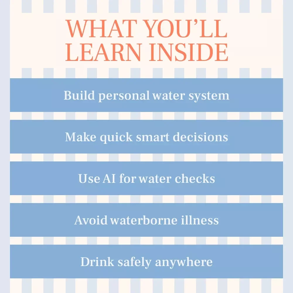 Clear Water Anywhere: The Ultimate Guide on How to Find Safe Drinking Water in Any Country for Travelers, Backpackers, and Adventurers