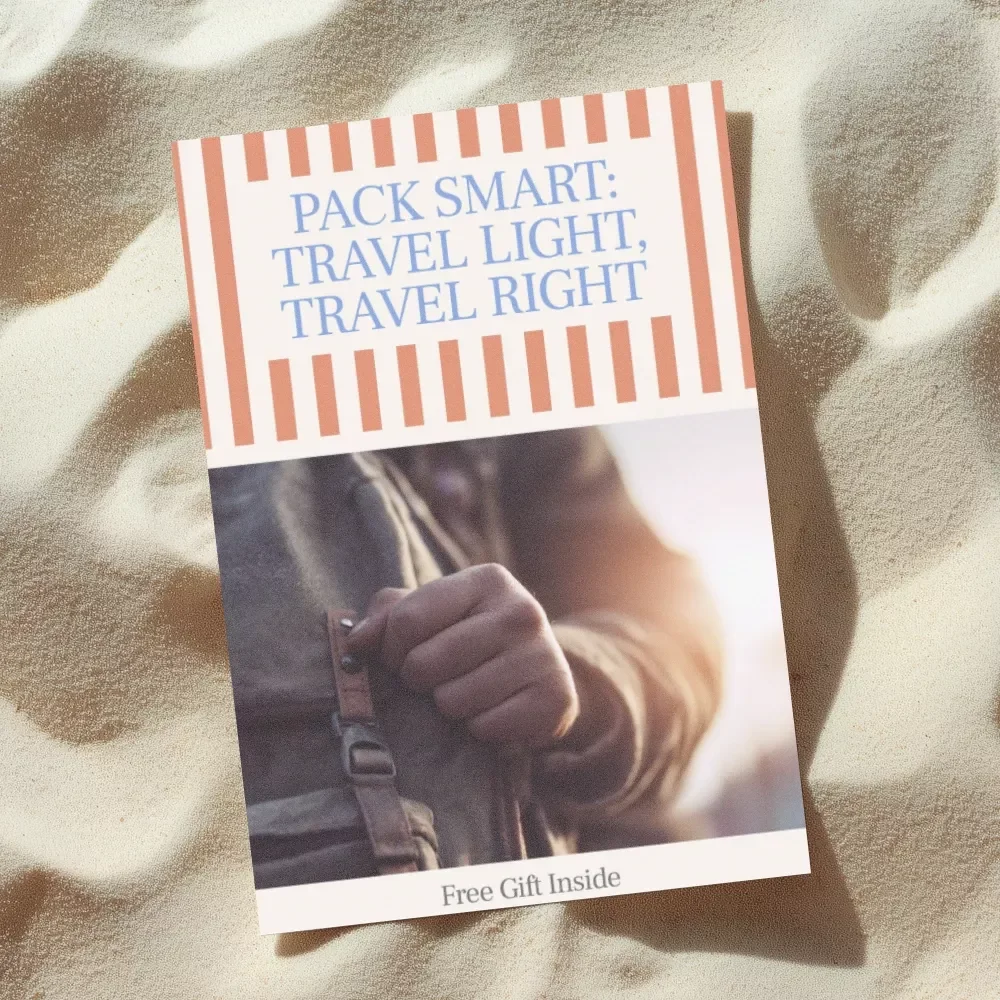 Pack Smart: Travel Light, Travel Right – eBook Guide on How to Choose the Right Backpack for Travel | Smart Packing, Minimalist Travel, Digital Download