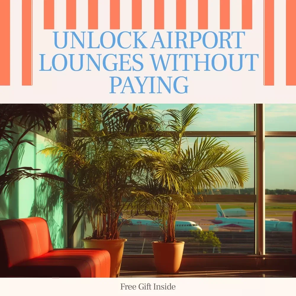 Unlock Airport Lounges Without Paying a Dime – A Smart Travel Guide on how to get airport lounge access for free | Digital Download for Frequent & Casual Flyers