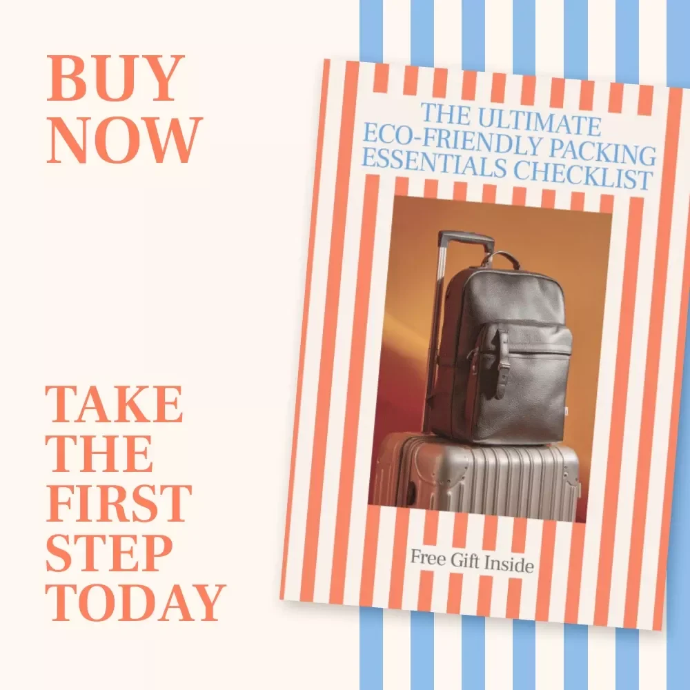 The Ultimate Eco-Friendly Packing Essentials Checklist | Printable eco friendly packing list essentials | Sustainable Travel Checklist Digital Download