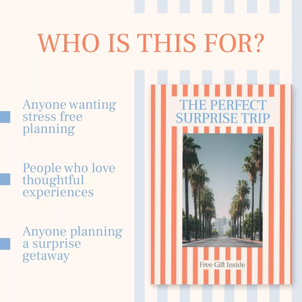 The Perfect Surprise Trip – A Step-by-Step Guide on how to plan a surprise trip for someone | Digital Travel Planning Guide