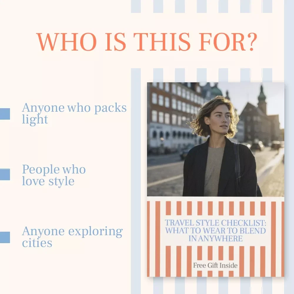 Travel Style Checklist: What to Wear to Blend In Anywhere | Smart Packing Guide on how to dress to avoid looking like a tourist