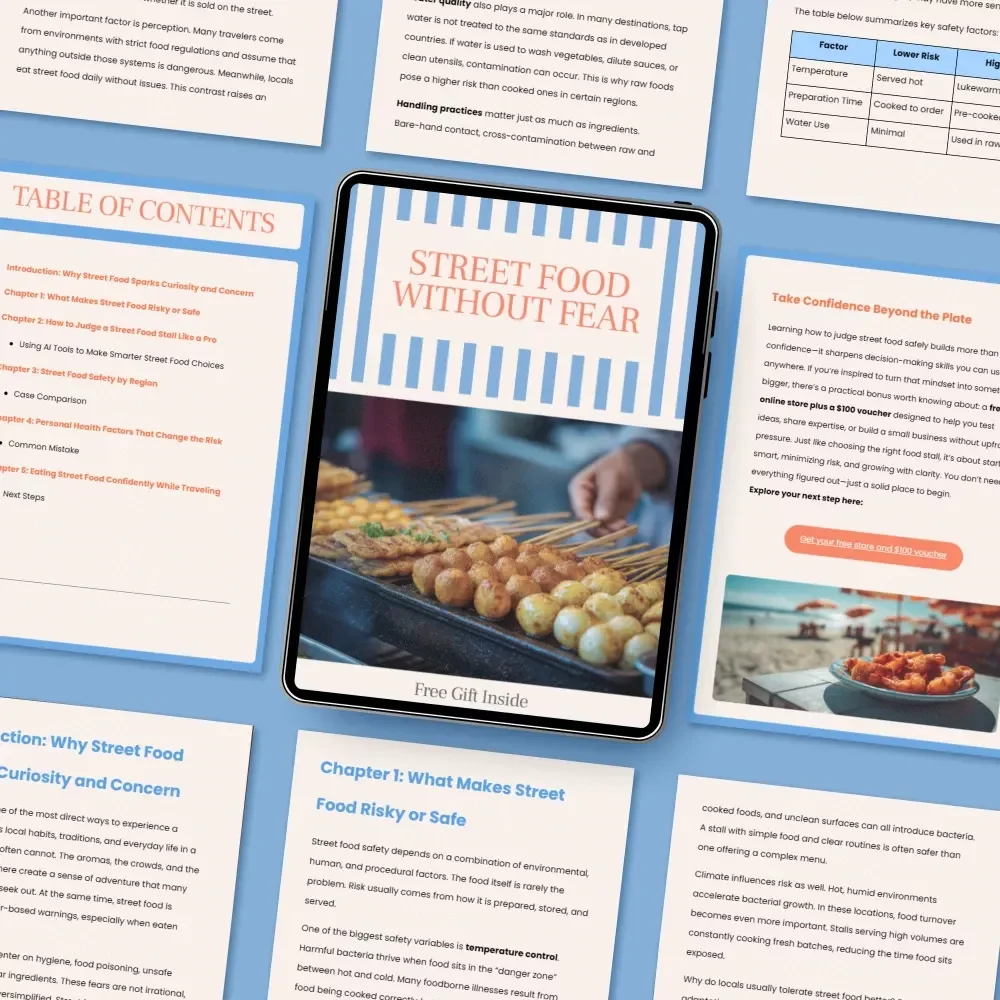 Street Food Without Fear – Is It Safe to Eat Street Food? Smart Travel & Everyday Eating Guide eBook Download