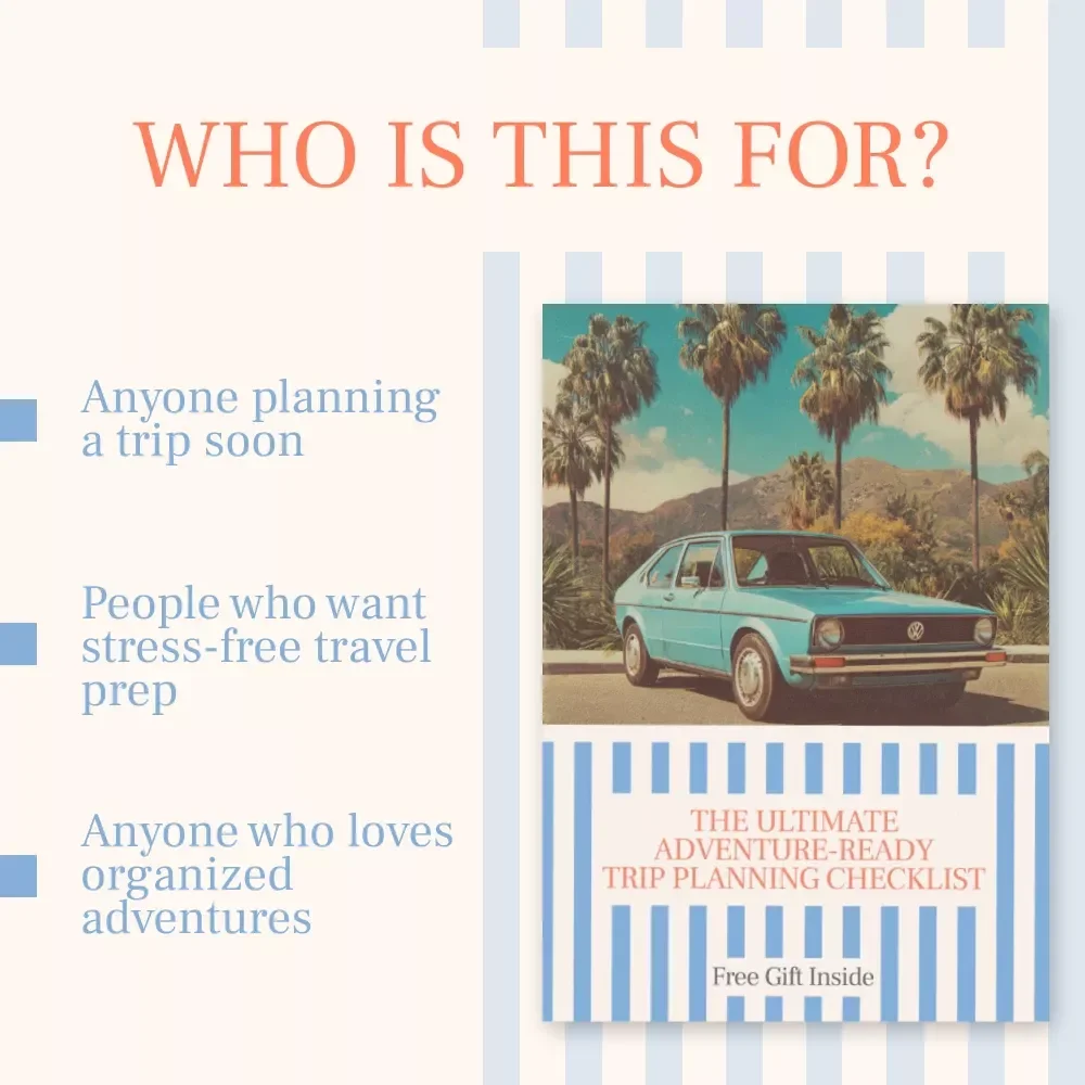 The Ultimate Adventure-Ready Trip Planning Checklist | Printable Trip Planning Checklist for Stress-Free Travel