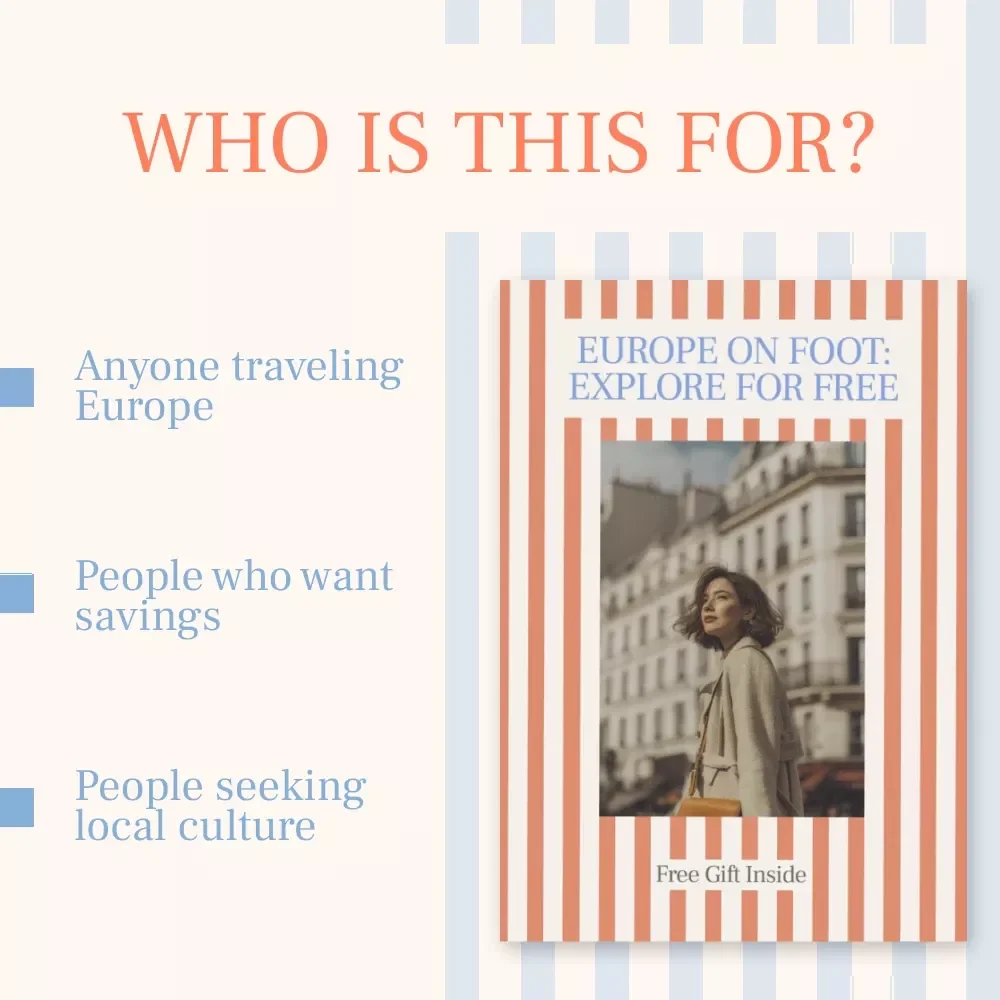 Europe on Foot: Explore for Free – Ebook Guide on How to Find Free Walking Tours in Europe, Budget Travel & Cultural Adventures