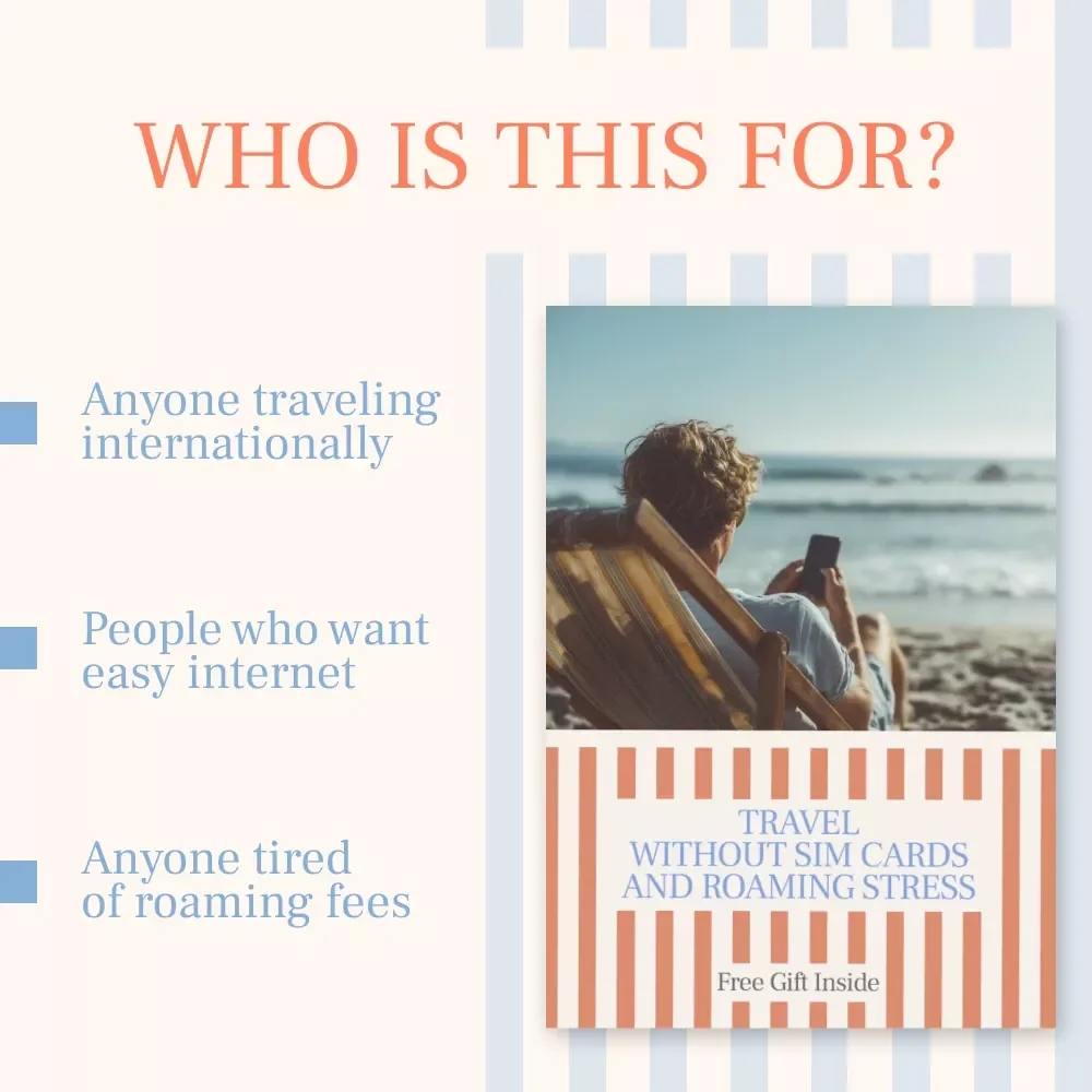 Travel Without SIM Cards and Roaming Stress – eBook Guide Explaining What Is an eSIM for Travel and How Does It Work | Stress-Free Mobile Internet Abroad