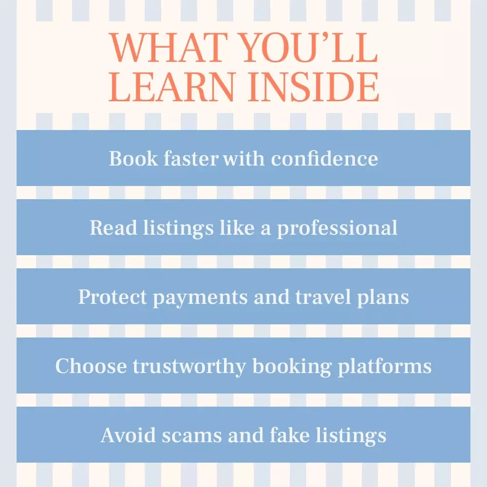 Book Vacation Rentals Without Risk – Smart Travel eBook Revealing the Best Websites for Booking Vacation Rentals Safely