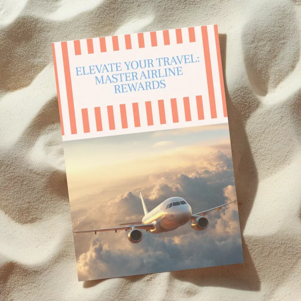 Elevate Your Travel: Master Airline Rewards | Smart Guide to the best rewards programs for free flights | Digital eBook Download
