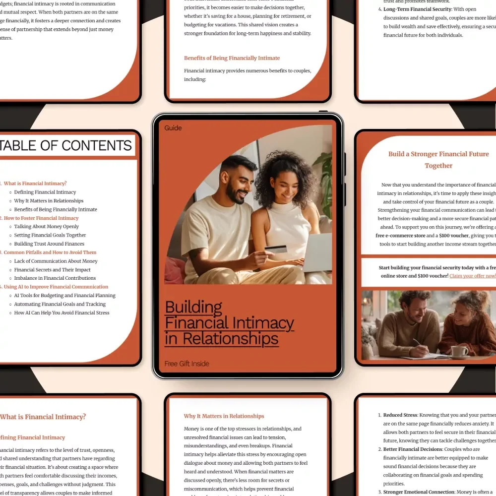 Building Financial Intimacy in Relationships: A Practical Guide to Navigating Money Conversations Together