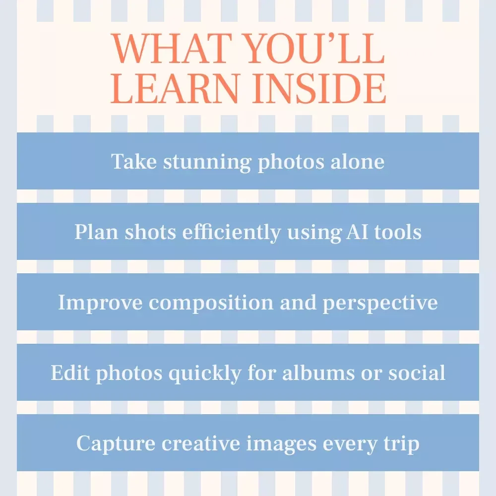Solo Lens: Capture Travel Moments Alone – Ultimate Guide on How to Take Good Travel Photos by Yourself