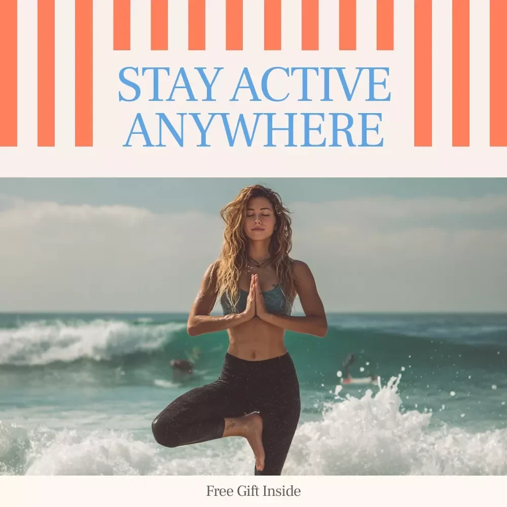 Stay Active Anywhere and Feel Great Doing It – Travel Fitness Guide for How to Stay Fit and Exercise While Traveling, Simple Workouts, No-Excuses Movement System, Digital Download