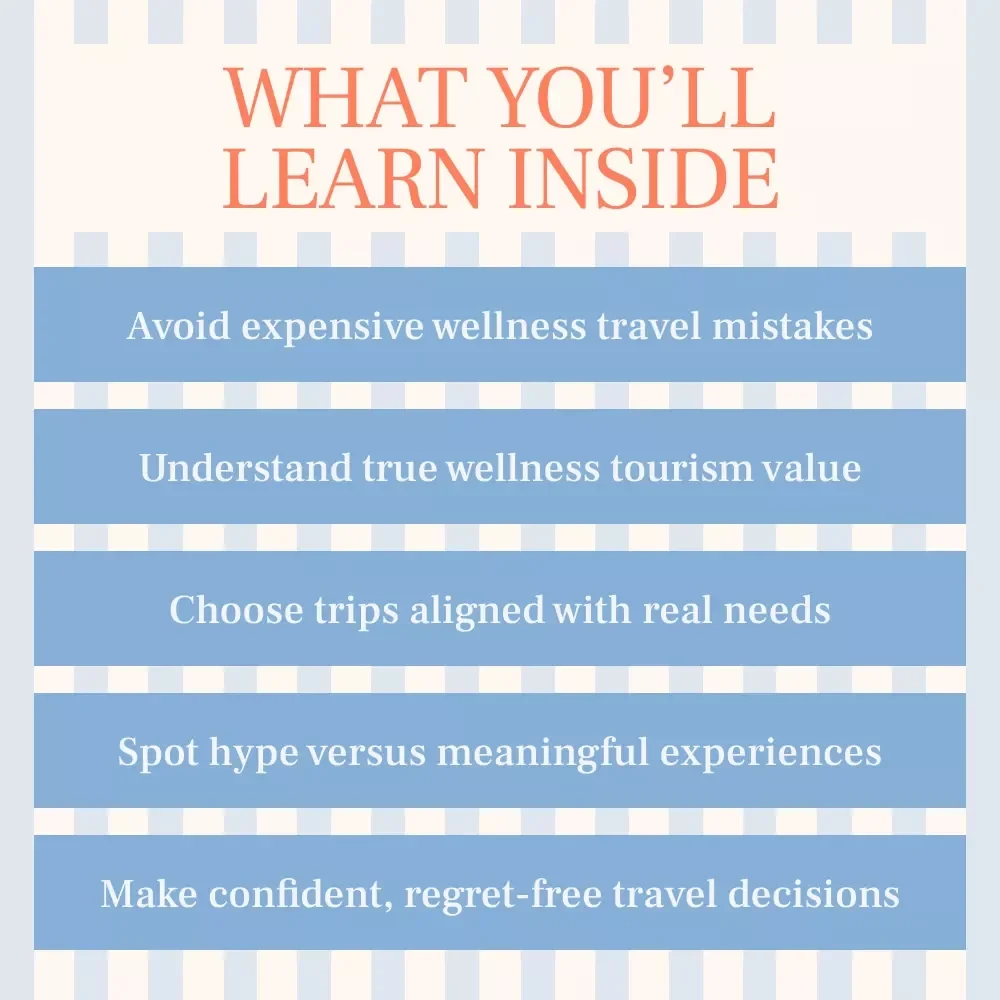 Is Wellness Tourism Really Worth It | Honest Ebook on what is wellness tourism and is it worth it | Smart Travel & Self-Care Guide