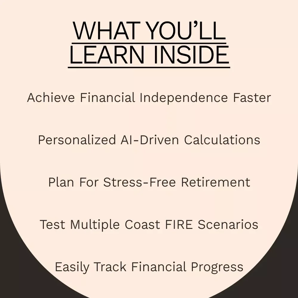 The AI Coast FIRE Planning Blueprint - Achieve Financial Independence with AI Calculators & Smart Strategies