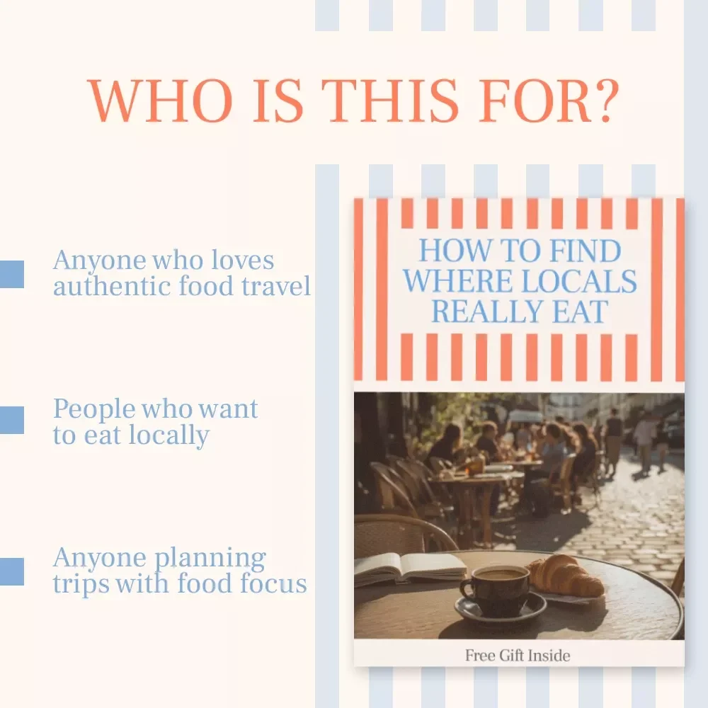 How to Find Where Locals Really Eat – Smart Travel Food Guide | Learn how to use apps to find where locals eat | Digital Download