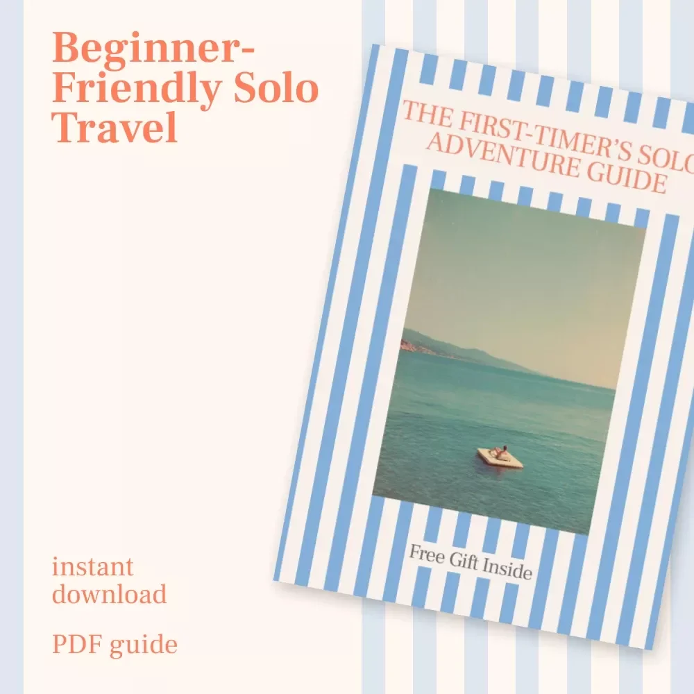 The First-Timer’s Solo Adventure Guide | Beginner-Friendly Solo Travel Destinations for First Timers | Digital Download Guide for New Solo Travelers