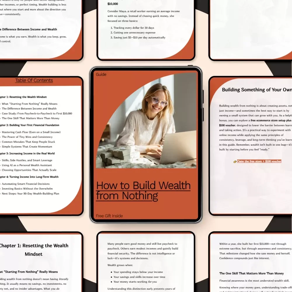 How to Build Wealth From Nothing - The Ultimate Guide to Financial Freedom